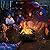 36 Inch Fire Pits for Outside Outdoor Wood Burning Firepit with BBQ Grate Large Heavy Duty Steel Firepit Bowl Bonfire Pit for Patio Backyard Garden Camping