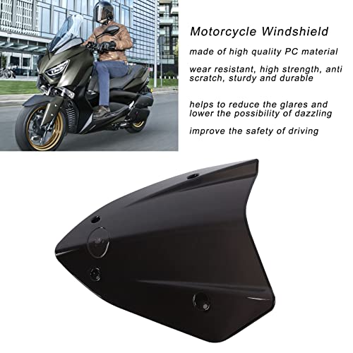 Motorvoorruit, eenvoudige installatie Krasbestendig rookzwart Motorfiets slijtvaste voorruit voor motoraccessoires - Image 4