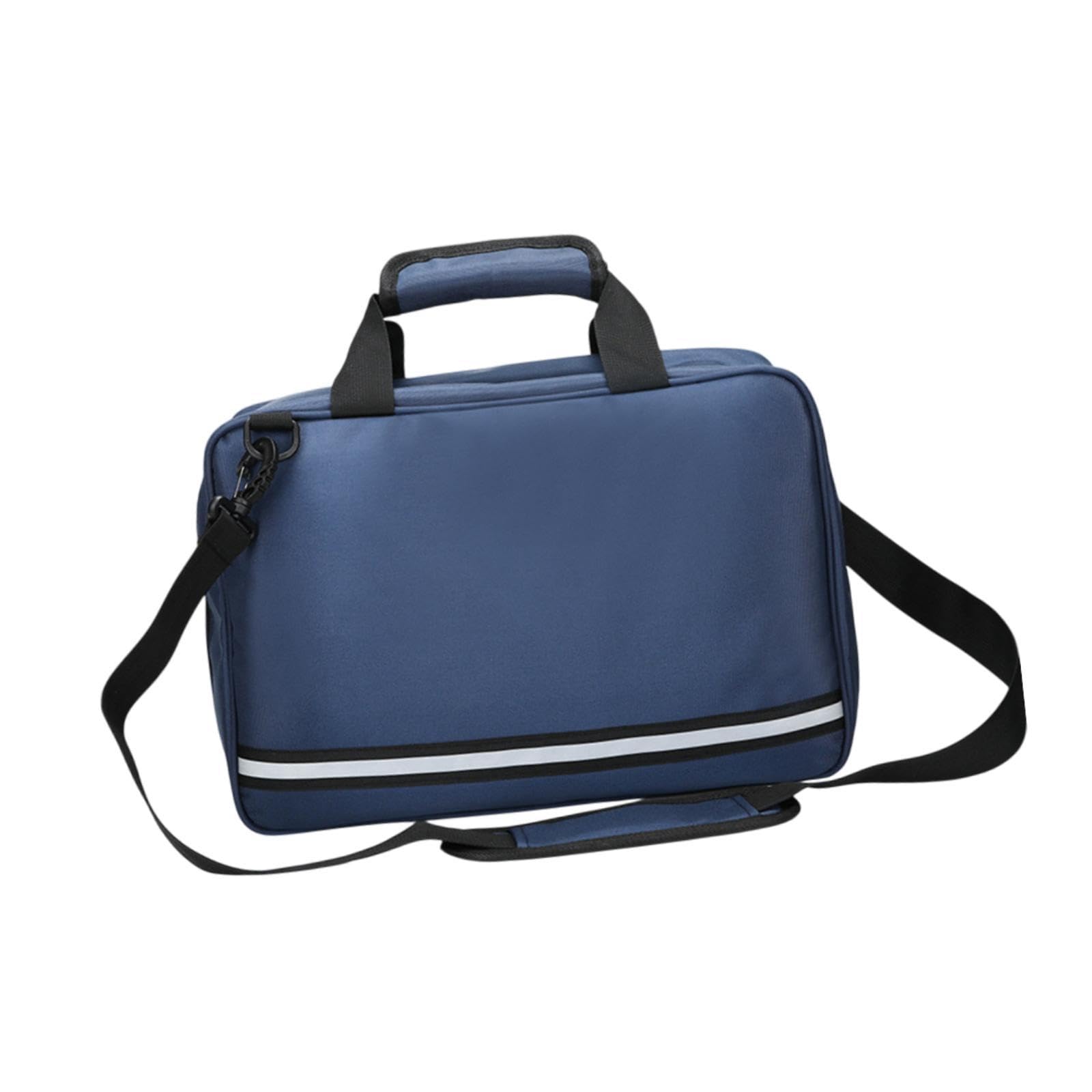 Borsa di primo soccorso vuota di primo soccorso borsa a tracolla organizer First Responder borsa per ufficio esterno (blu)