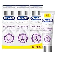 Oral-B – Oral-B 3D White Zahnpasta, Clinical Intensive Whitening, 3X 