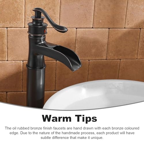 Bwewaterfallspoutoilrubbedbronzesinglehandleoneholebathroomsinkvesselfaucetorblavatoryfaucetsdeckmounttallbodycommercial Urban Country Home Decor Bwe waterfall spout oil rubbed bronze single handle one hole bathroom sink vessel faucet orb lavatory faucets deck mount tall body commercial urban country home decor