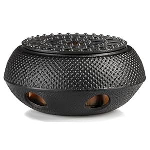 Dimono gietijzeren theewarmer theepot warmer met kuipstructuur