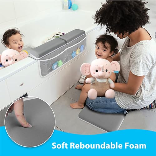 Genouillère de bain pour bébé tapis de sol ergonomique baignoire nourrisson