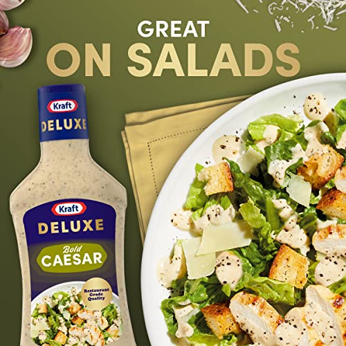Kraft Deluxe Bold Caesar Salad Dressing (16 oz Bottle) - Thumbnail 2