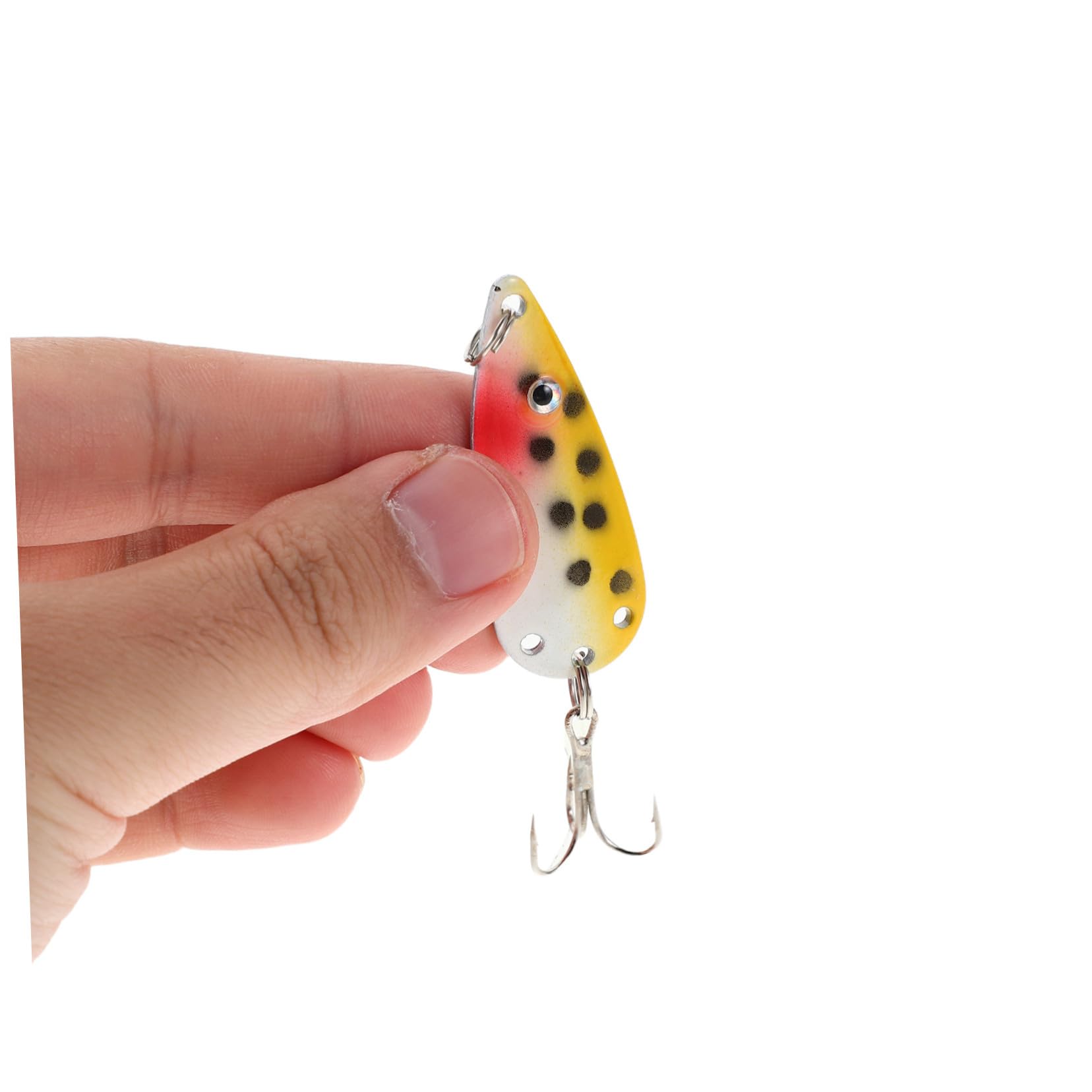 Toyvian Señuelo de Pesca de Hierro con Lentejuelas, Pez, 30 Piezas