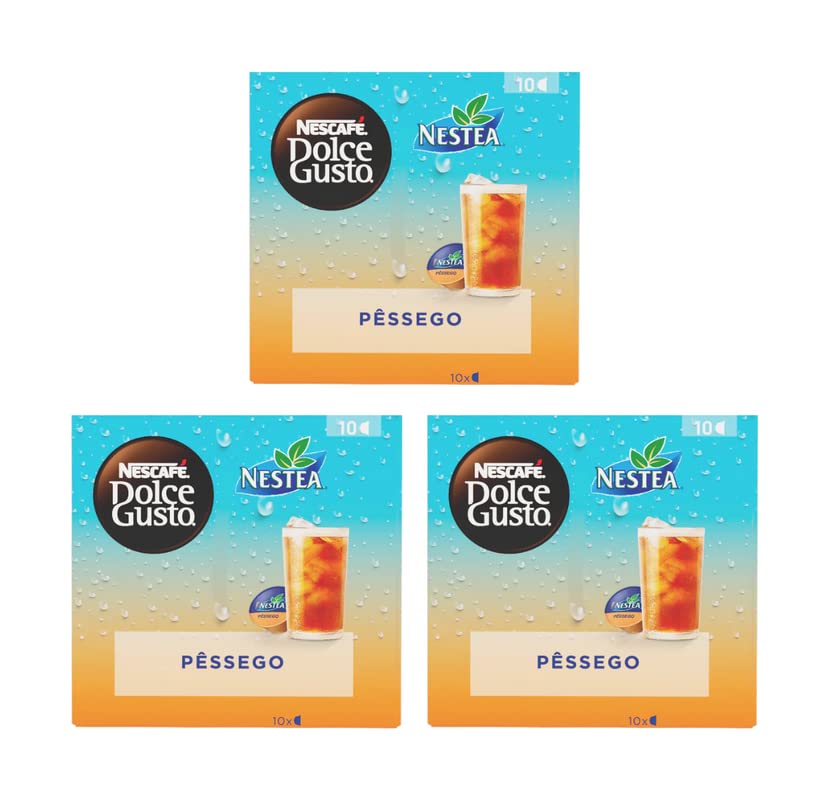 Kit 30 Cápsulas Chá de Pessego Dolce Gusto