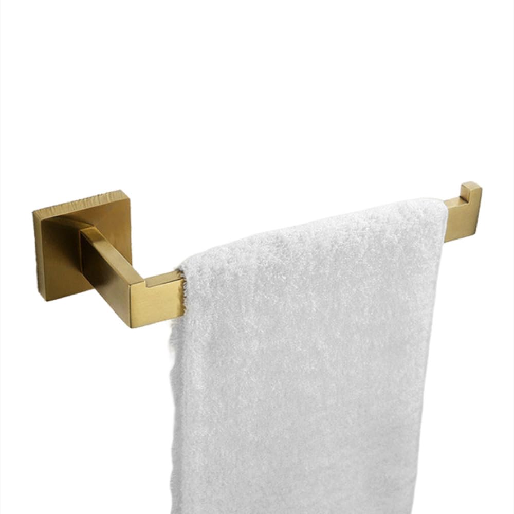 Porte-papier toilette et matériel de salle de bain or brossé pour éliminer le désordre