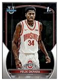 FELIX OKPARA RC 2022-23 Bowman University Chrome #94 Pre-ROOKIE NM+-MT+ NBA NCAA Basketball 1st Bowman