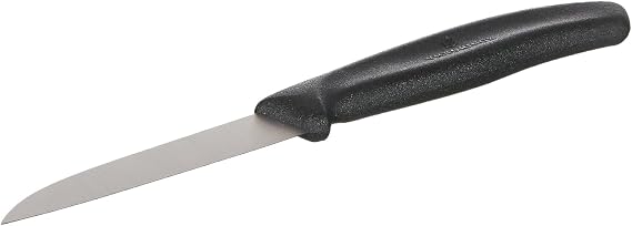 Victorinox 6.7403 SwissClassic 8cm Flat Paring Knife, Black