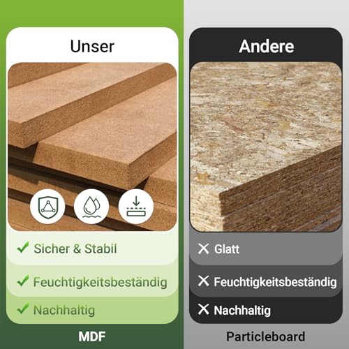 SoBuy Badezimmerschrank Schmal mit 3 Schubladen – Platzsparender Badschrank auf Rollen, mit Stabiler Struktur, geeignet für Badezimmer, WC und Küchenaufbewahrung, Weiß, 65x23x82cm, BZR54-II-W