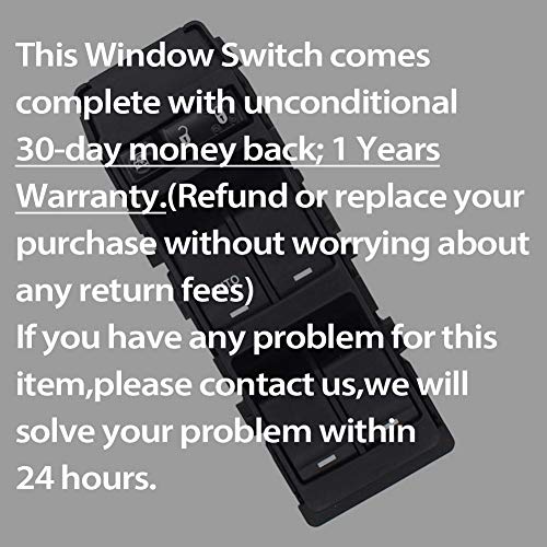 Mangos Replacement For Driver Side Power Window Switch 4602780Aa With 1 Single Auto Button For Chrysler 200 300 Sebring Dodge Avenger Caliber Charger Magnum Compass Patriot #TOP6