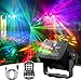 Jagdag Discokugel, Musikgesteuert Discolicht Partylicht Set 90 Verschiedene Muster RGB Strobe-Effekt Partylicht Mit Fernbedienung und USB für Familie Party, Geburtstag und Hochzeit