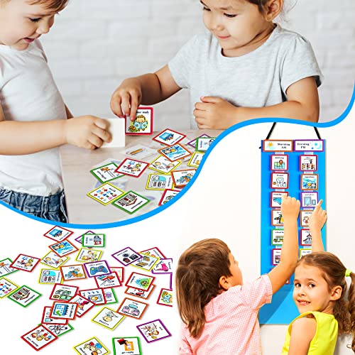 Visual Schedule for Kids, 62 Autism Routine Chart Cards Autism - Want ...