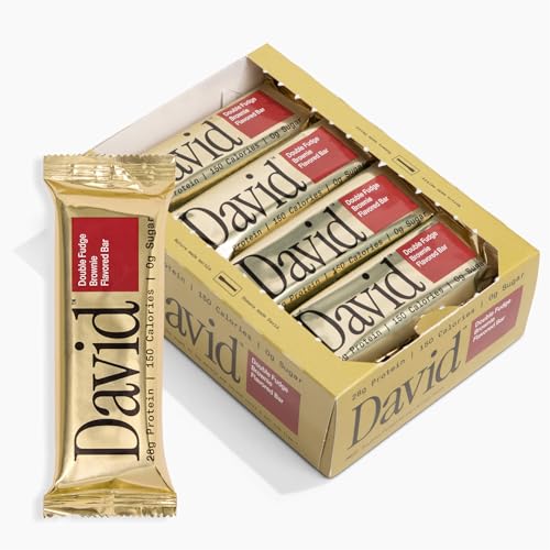 David High Protein Bars - 0g of Sugar, Low Carb,