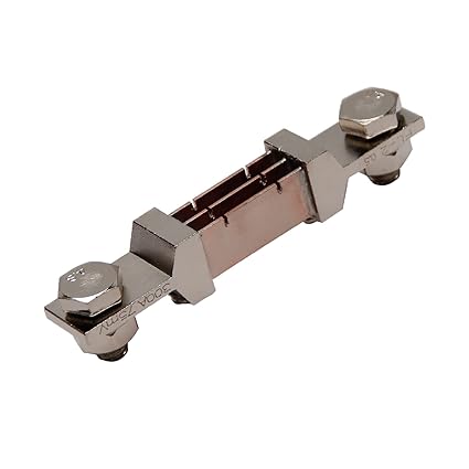 Fielect 1Pcs DC Current Meter Shunt Resistor Resistance for DC Ammeter 123 x 20mm FL-2 300A