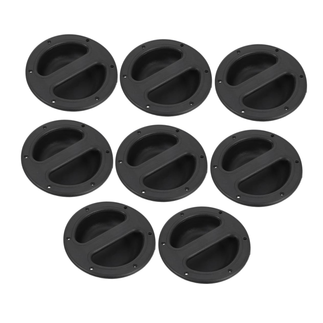 Angoily Professional Speaker Handle 8pcs Round Handles for Speaker Cabinet Smooth Touch