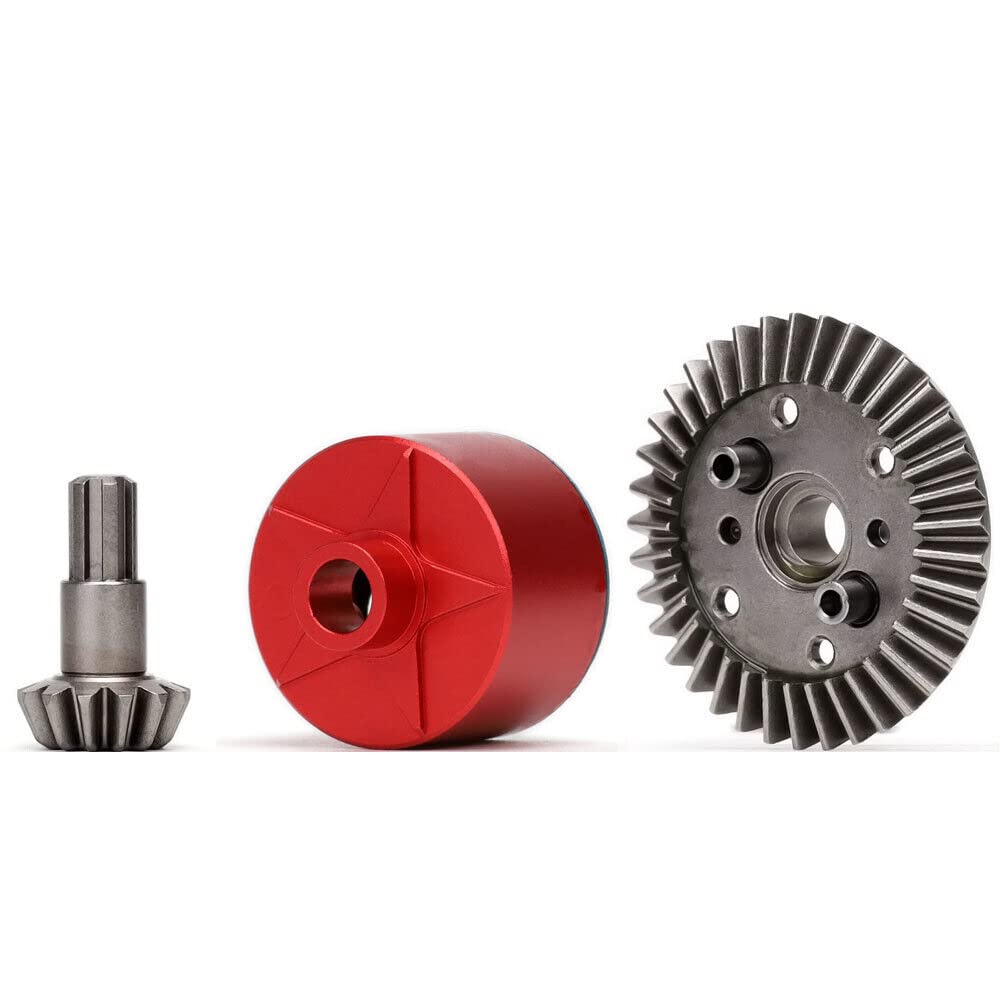 Red Alloy Differential Yoke Set For Arrma 3S & 4S RC Cars - CNC Upgrade Parts - View #2