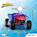 Kid Trax Toddler Marvel's Spider-Man Premium Toddler Quad Ride-On, Kids 18-30 Months, 6V Battery and Charger Included, Max Weight 44 lbs, Red