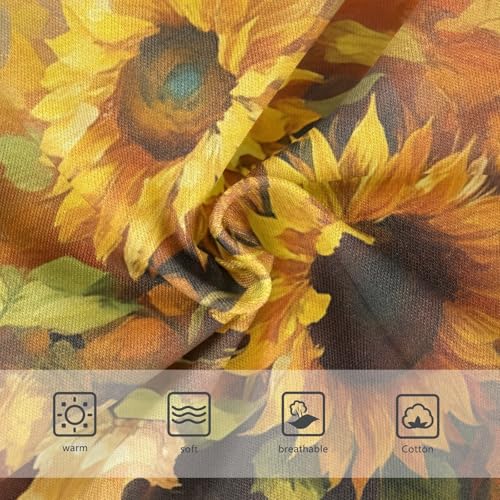 Vibrant Sunflower Girls Underwear Toddler 2t Cotton Little Girl Panties Florals Undies Kids Briefs3