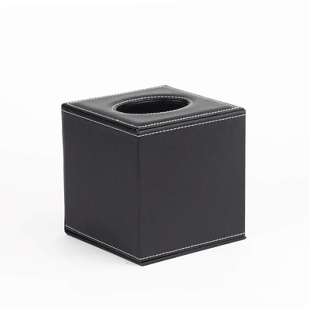 Porte-box couverture de tissu cuir pour cacher boite mouchoir