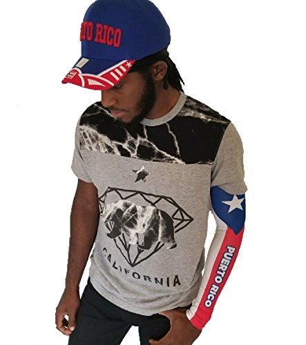 BUNFIREs Puerto Rico Flag Arm or Calf Sleeve Size 1 Sleeve Men Women Sunblock Protective W/Puerto Rican Baseball Cap HAT