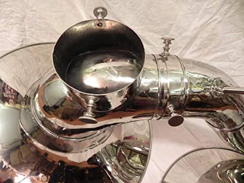 Double Horn Chrome Finish 22" & 17" Sousaphone Brass Made Tuba + Mouth Piece + Carry Bag #TOP4