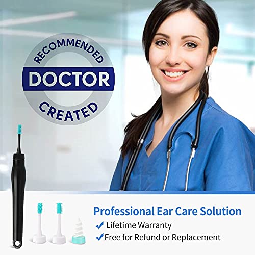 Q-Grips-Earwax-Remover Ear Wax Removal Tool Silicone Ear Cleaner Safe Soft Q Twist Smart Ear Wax Catcher Qgrips Ear Wax Remover Picker Spiral Clean Kit No Pain 16 Replacement Tips For Adults Kids #TOP1