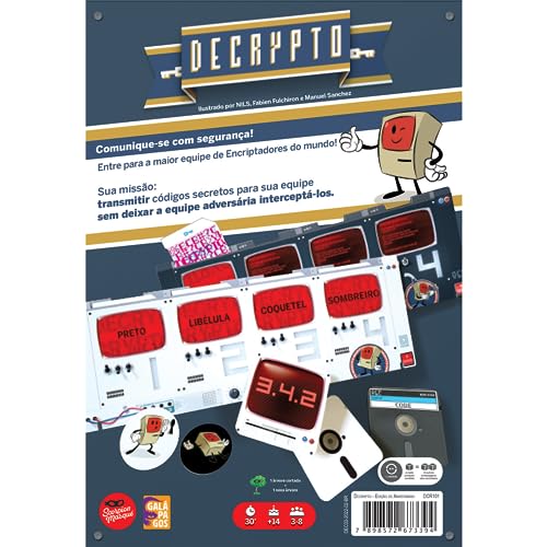 Galápagos, ​Decrypto (Edição de 5 Anos)​, Jogo de​Tabuleiro​​Competitivo​, ​3 a 8​ jogadores, ​30​ m