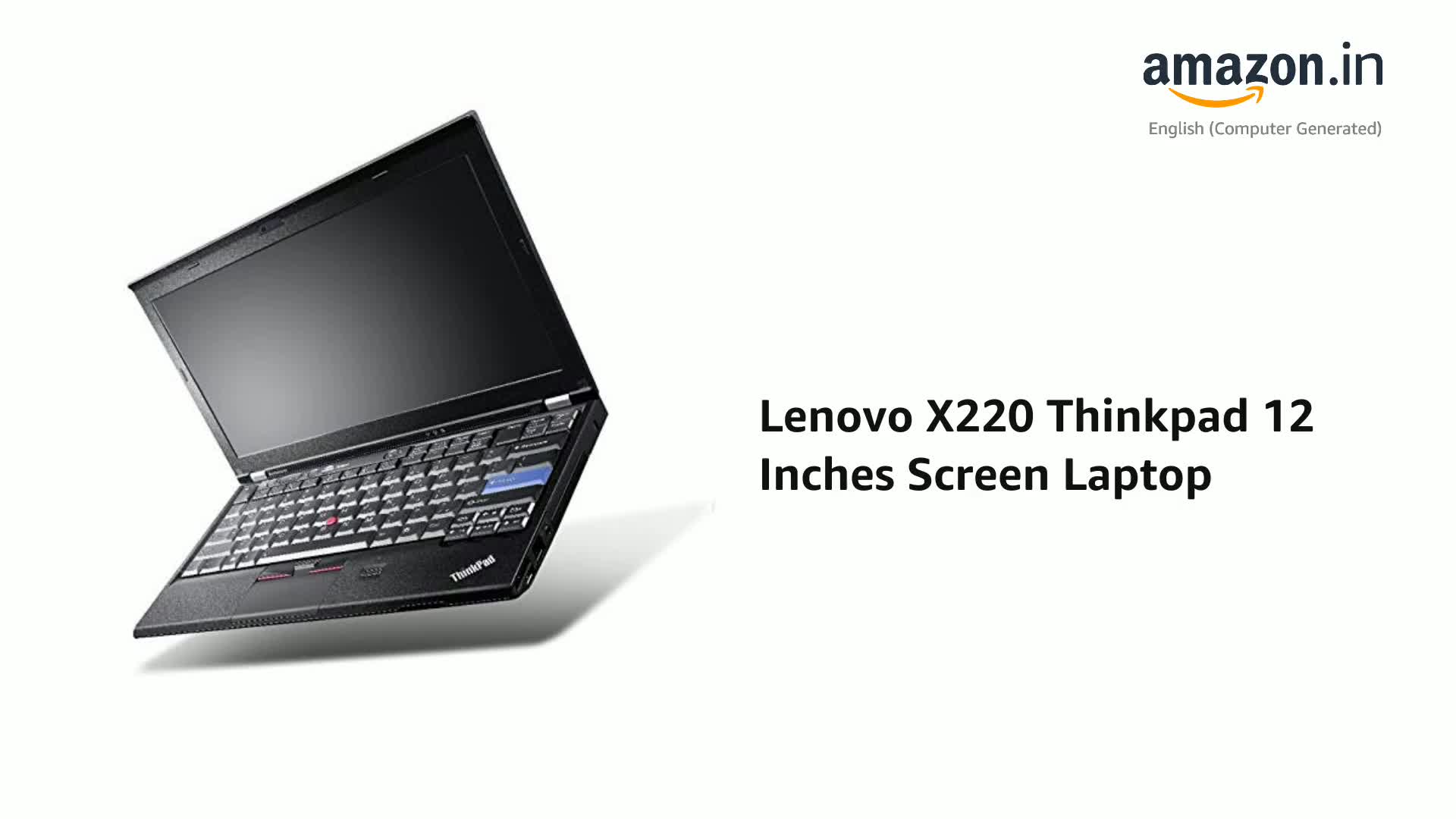 Refurbished) Lenovo X220 Thinkpad 12 Inches Screen Laptop (2nd Gen