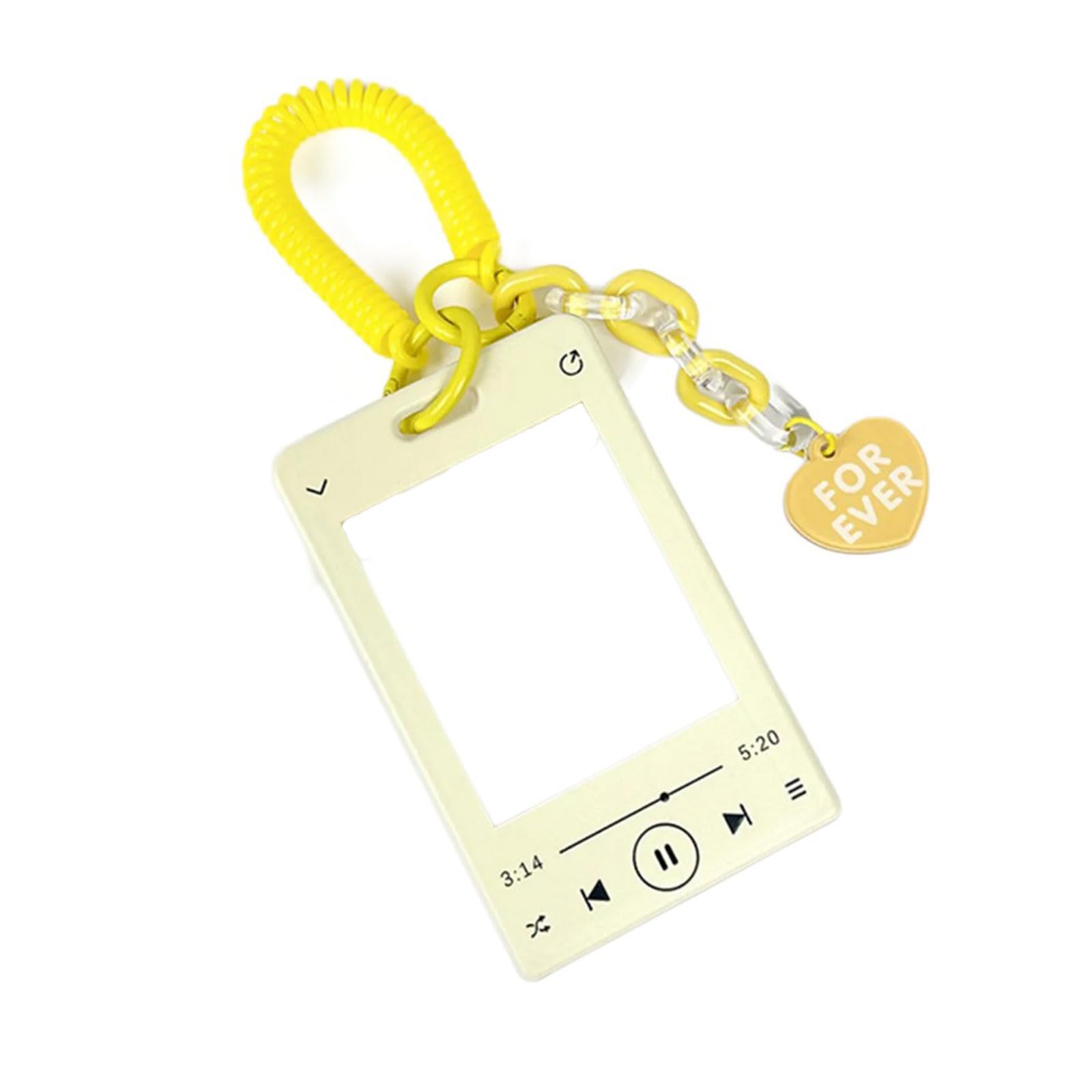 Maxtonser Photocard Holder with Pendant Keychain Bus Card Protector Music Player Theme Card Holder Credit Card Sleeve Covers