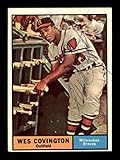 Wes Covington Autographed 1961 Topps Card #296 Milwaukee Braves SKU #198827 - Baseball Slabbed Autographed Cards