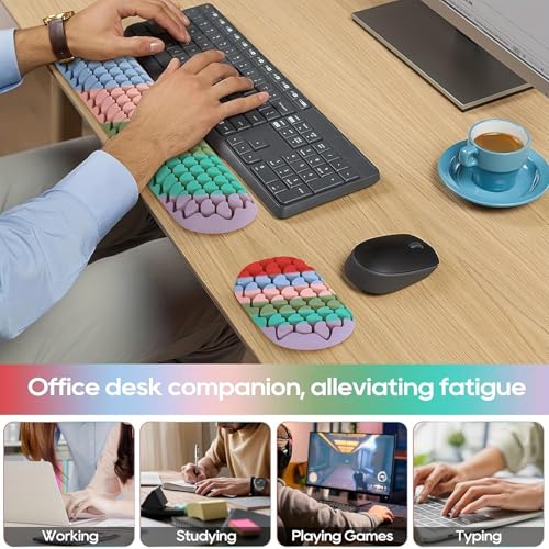 Repose-poignet clavier en mousse à mémoire de forme de qualité supérieure pour ordinateur - 3