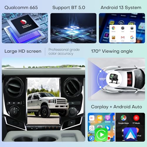 Qualcomm Car Radio for Ford F250 F350 2009-2012 F450 F650 2009-2016 Upgrade by KiriNavi - Used condition - Image 6