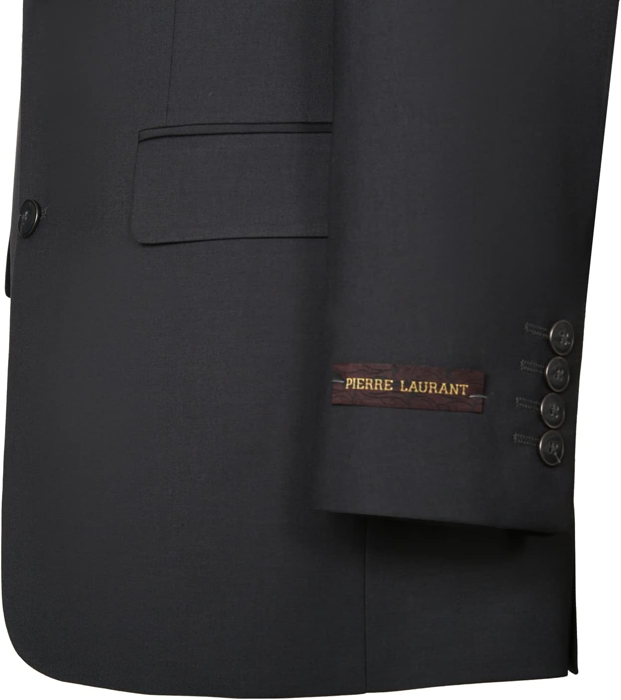 Men‘s 3 Piece Classic Fit Suit Set Two Buttons Solid Jacket Blazer Hidden Expandable Waist Pants & Vest