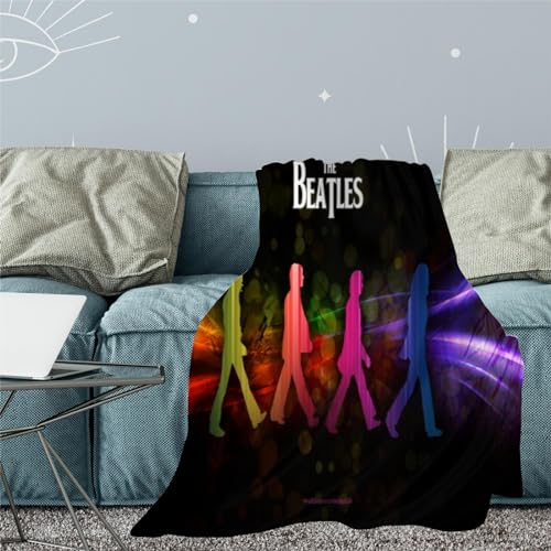 CHEWYZ Couverture Polaire en Flanelle à Motif 3D The Beatles, Couverture Chaude et Douce en Peluche pour bébé et Enfant, Couverture Polaire en Microfibre 100% Polyester 150x200cm - Les Beatles, Paul McCartney, John Lennon, RIngo Starr, George Harrison CHEWYZ Couverture Polaire en Flanelle à Motif 3D The Beatles, Couverture Chaude et Douce en Peluche pour bébé et Enfant, Couverture Polaire en Microfibre 100% Polyester 150x200cm – Image 7