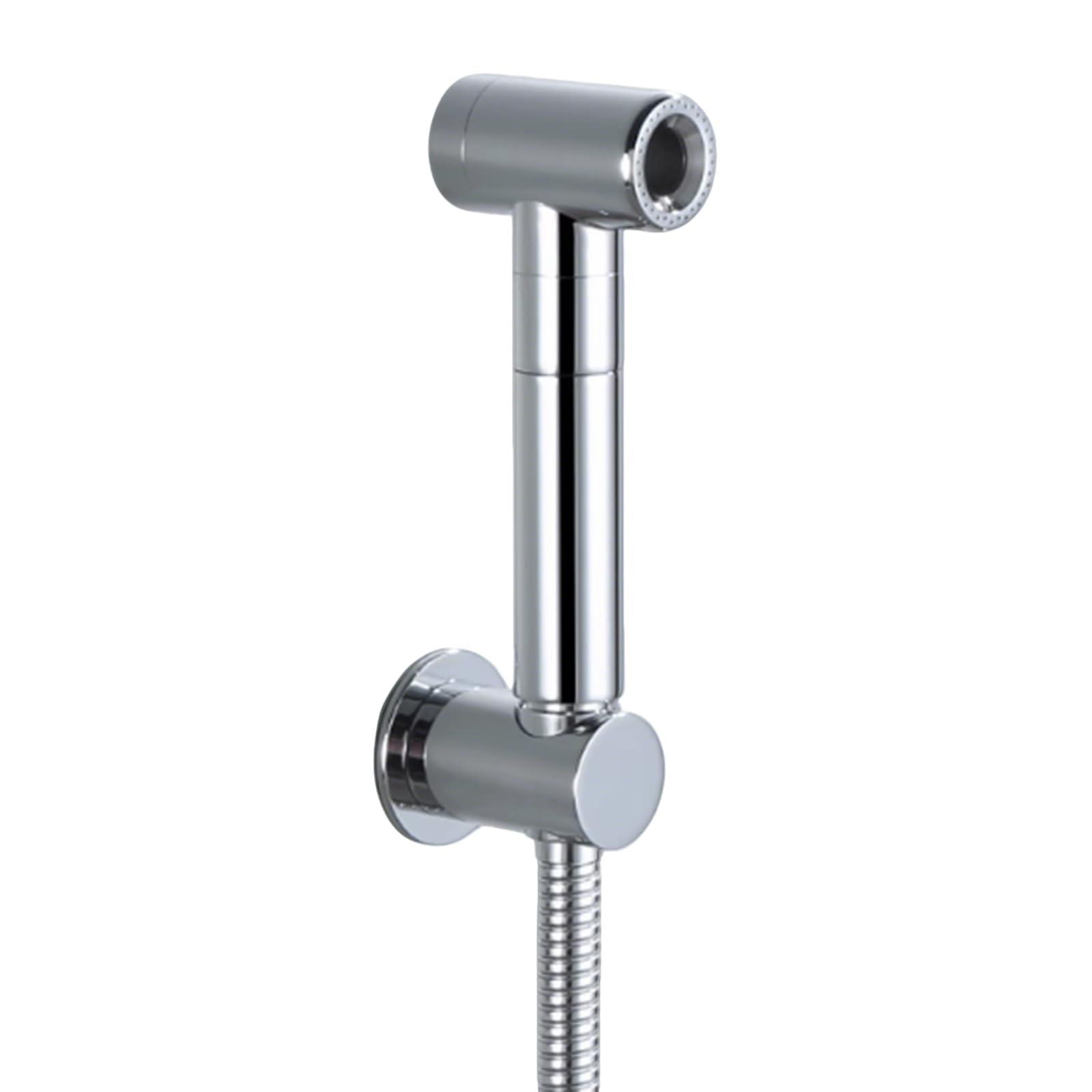 Grifo para El Wc Cromado Duchas Higienicas para Wc Latón Agua Fría para Higienico Personal,Tubo de Acero Inoxidable A