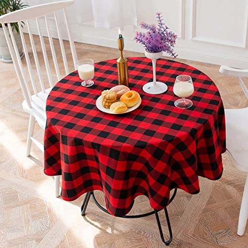 Nappe de fête rectangulaire noire 110cm imperméable pour table de repas - 3