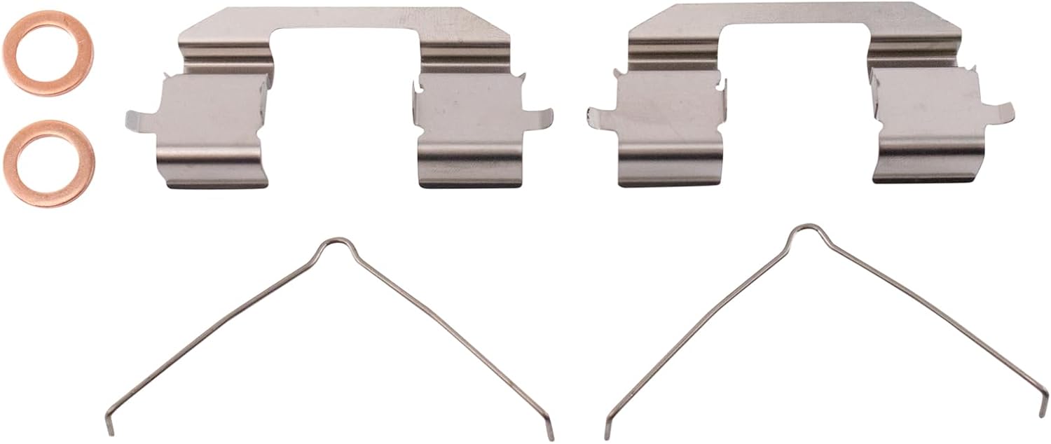 TRQ Performance Front Driver and Passenger Side Brake Caliper Set Caliper Brackets Hardware Compatible with 12-15 Honda Civic