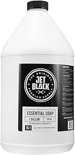 Jet Black Supply Essential Tattoo Soap, to Clean New Tattoos, Soap Made with Aloe Vera, Jojoba Oil, Coconut Oil, Tattoo Supplies, 1 Gallon