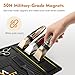 MoyRetty Magnetic Barber Organizer Mat for Clippers Barber Shop Salon Anti-Slip Silicone Pad Rubber Heat-Resistant, for Heavy Clippers and Trimmers (Style 2)