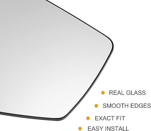 Miniatura 4 de X AUTOHAUX Coche 2 unids retrovisor izquierdo derecho calentado espejo lateral vidrio para Ford Escape 2008-2012 8L8Z17K707G AL8Z17K707E