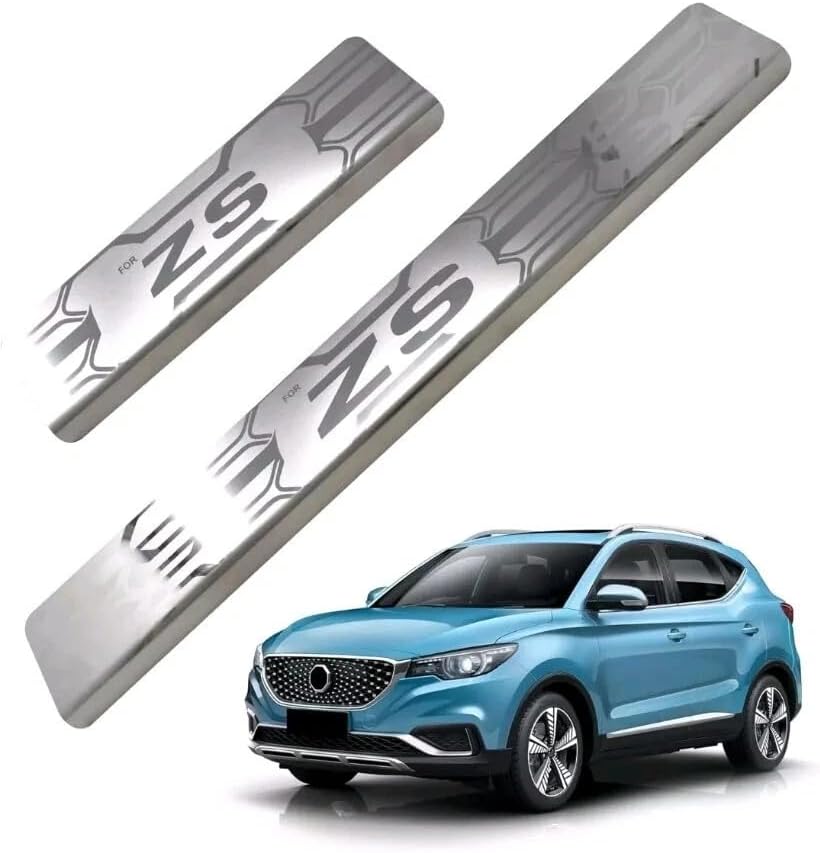 Car Door Sill Guard Universal Fit for All Vehicles, Set of 4PCS Durable Entry Protector Strips for Front and Rear Doors, Easy to Install Exterior Accessories