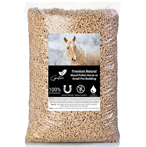 Laeto Your Signature Garden All Natural Wood Pellet Animal Bedding | Horse Wood Based Bedding | Suitable for Small Animals, Hamster Bedding, Rabbit Litter 1x 30L bag, 15kg