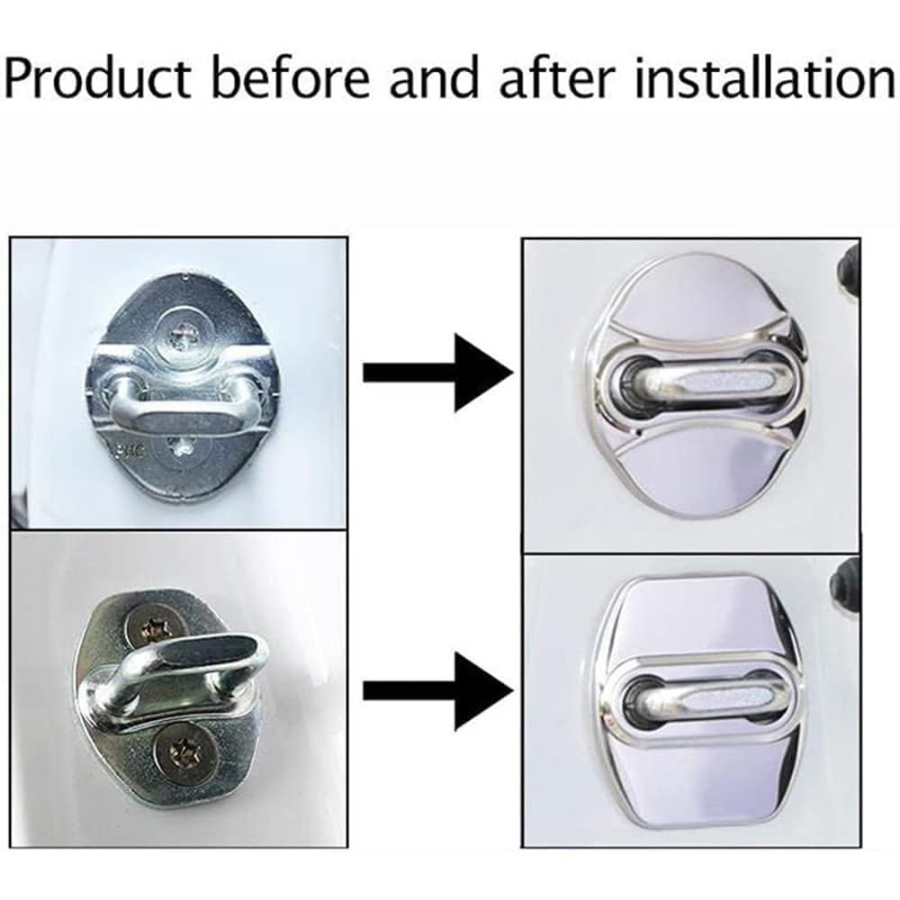 MEIYANFA Türschloss-Abdeckung Für Mazda CX-60 - 4-teilig Schutz Vor Rost & Kratzern