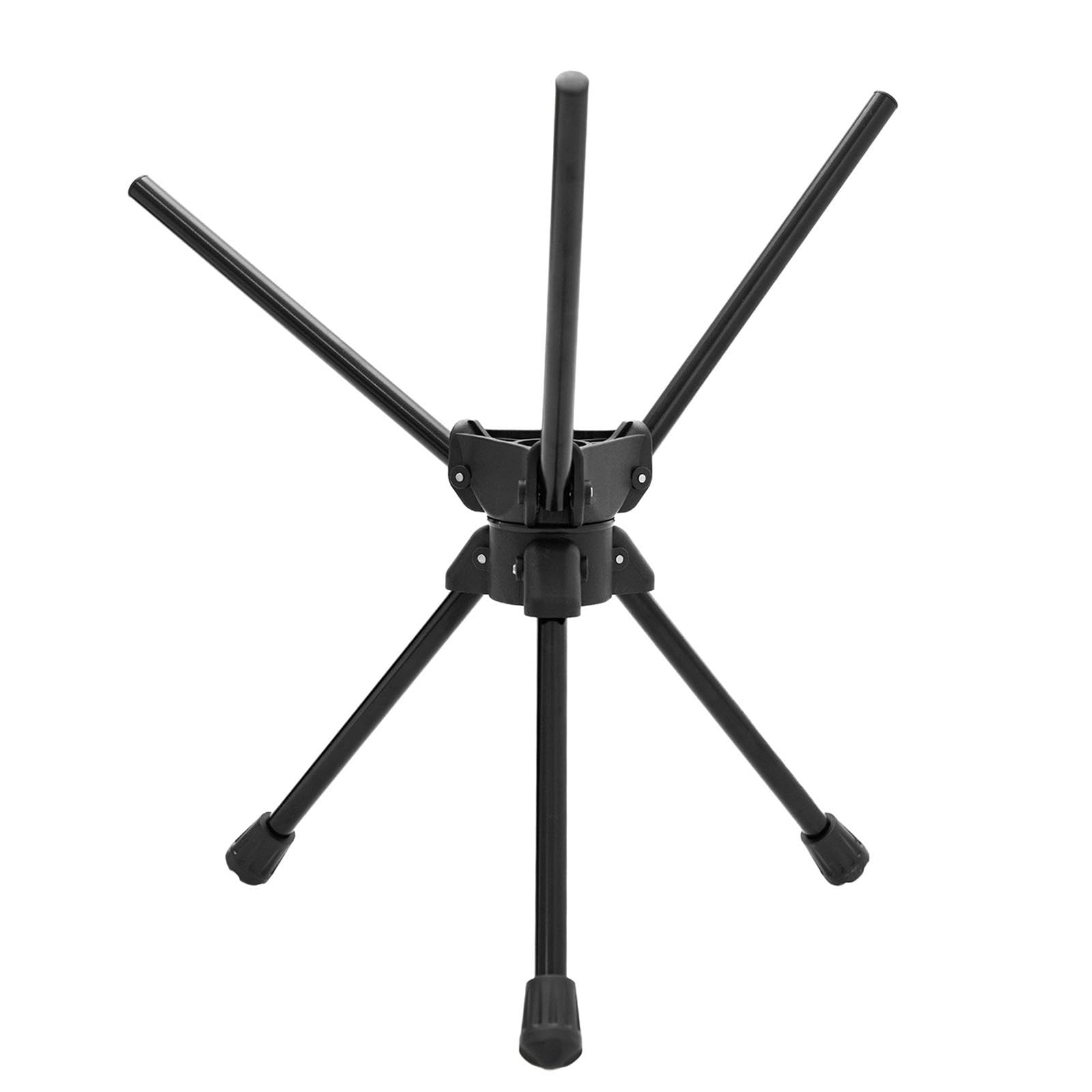 Tabouret Pliant Extérieur Chaise Camping Repose-Pieds Portable Aluminium Oxford Facile à Adapté pour Camping Randonnée Pêche Plage Pique, Noir