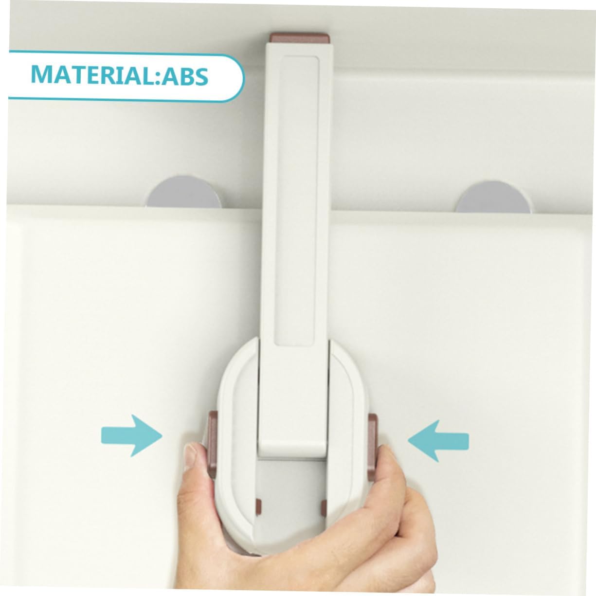 GARVALON Boy Girl Toilet Seat Lock Quick Installation Multifunctional Toilet Lock for Pet Safety No Damage Residue Easy to Use Essential Bathroom Accessory