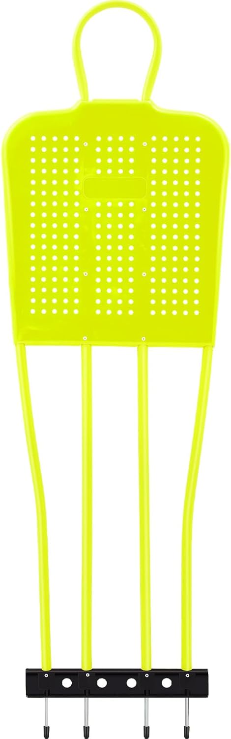 Shappy Soccer Kick Training Mannequin Durable ABS Plastic Training Dummies with Steel Ground Spikes Soccer Mannequin Goal Equipment