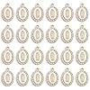 LiHan1028 60pcs Virgin Mary Charms Medal Enamel Alloy Rhinestones Our Lady of Guadalupe Crucifix Connection for Jewelry Making (Golden)