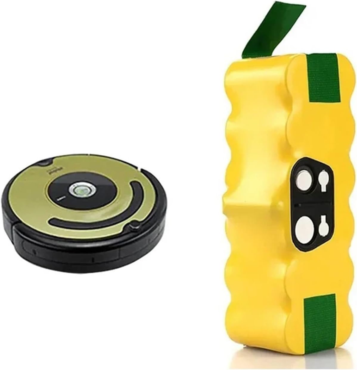 14.4V 5000mAh Robot Vacuum Cleaner Battery,Compatible for Roomba 500 600 700 800 900 Series 14.4V 620 650 770 780 580 Batteries(6800mAh)