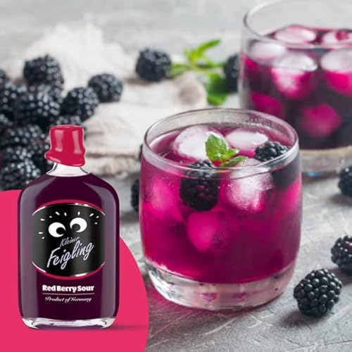 Kleiner Feigling Red Berry Sour (1 x 500 ml) – Feinster Vodka mit süß-saurem Beerengeschmack – Der kultige Party Schnaps für jede Feier – Frech, fruchtiger Shot – 15 % Vol.
